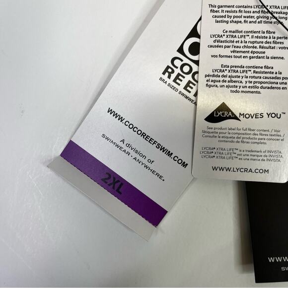 Coco Reef Classic Solids Impulse Rollover Bikini bottoms black -2XL - Picture 10 of 12